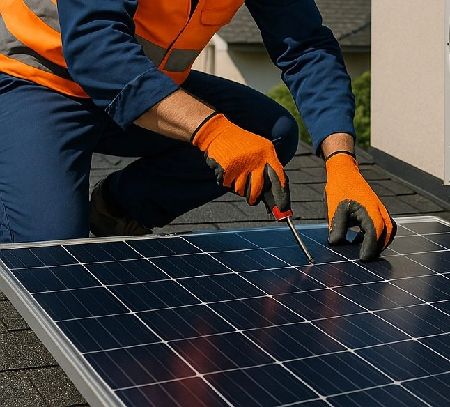 Montáže fotovoltaických panelů a tepelných čerpadel